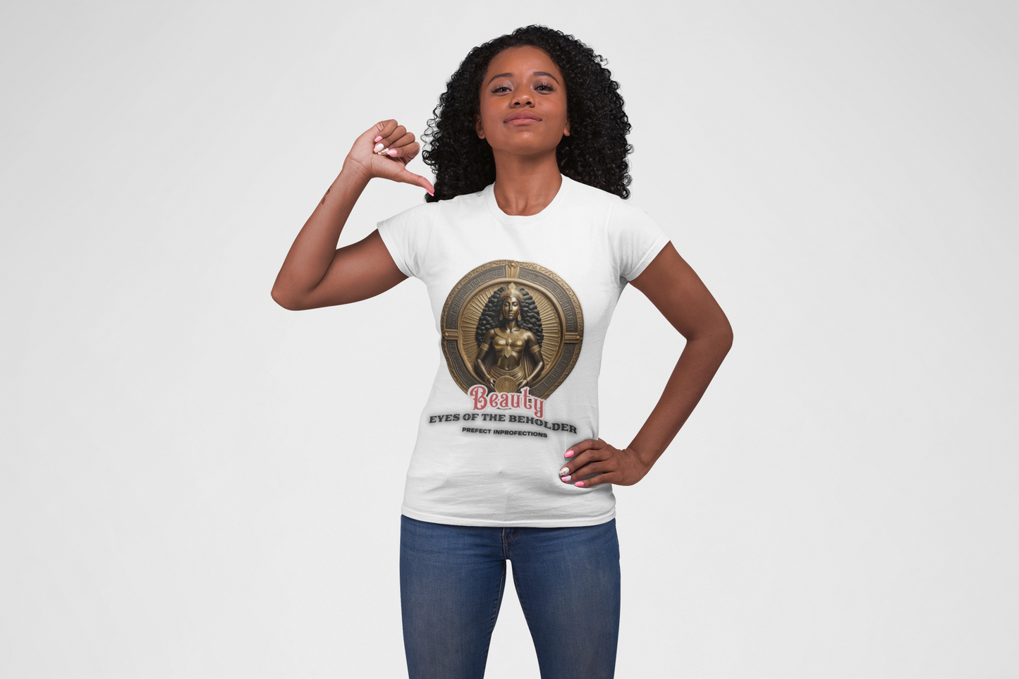 Beauty Unisex Heavy Cotton Tee - EYES OF THE BEHOLDER Graphic Shirt