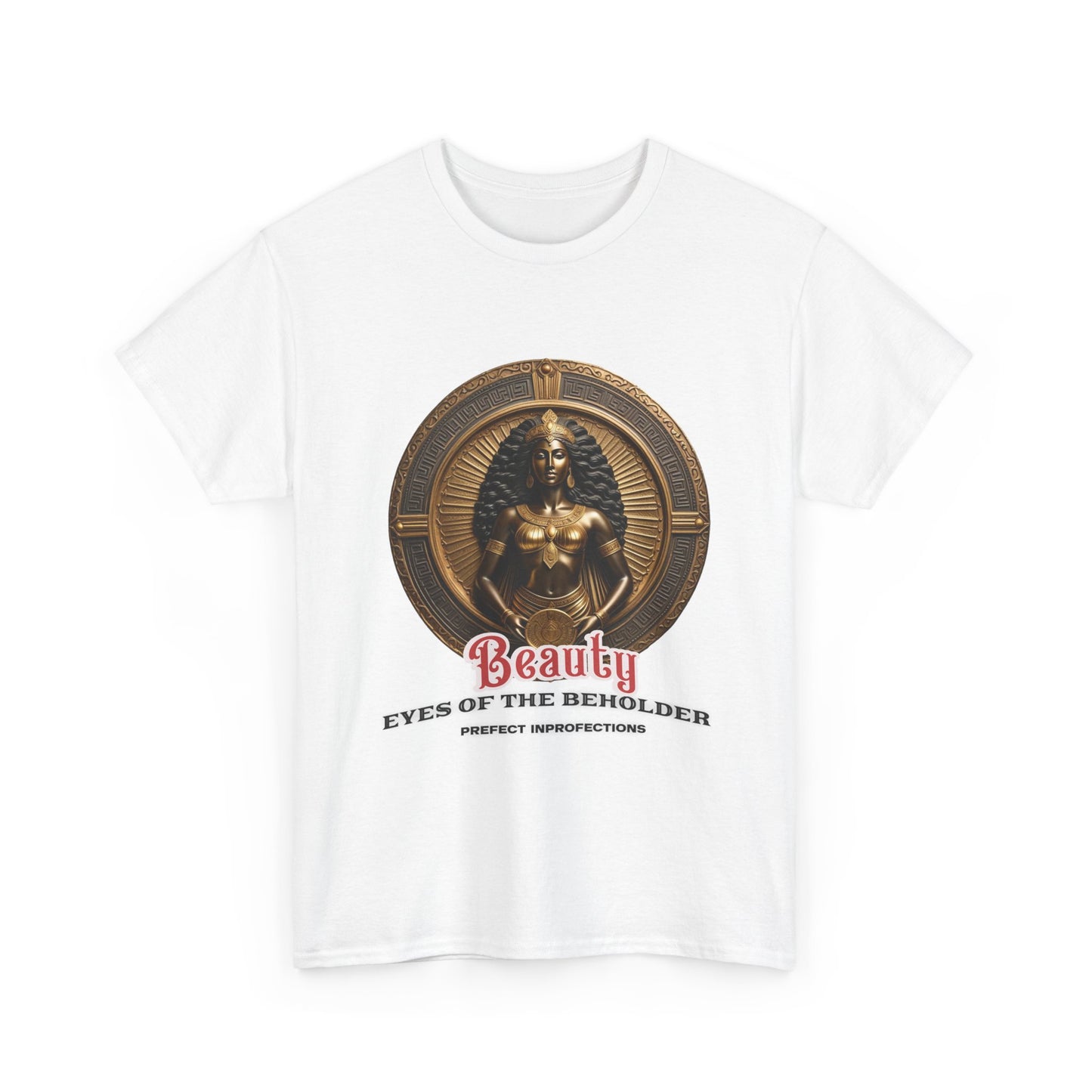 Beauty Unisex Heavy Cotton Tee - EYES OF THE BEHOLDER Graphic Shirt