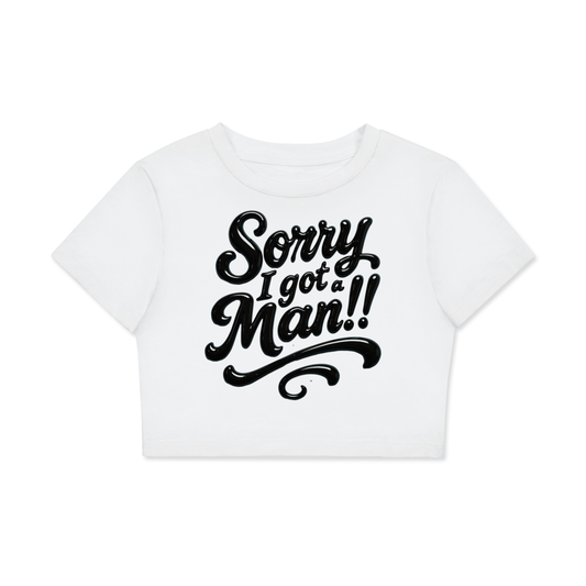 Fitted Crop Cotton T-Shirt