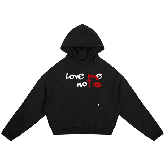 Curved Panel Raglan Hoodie