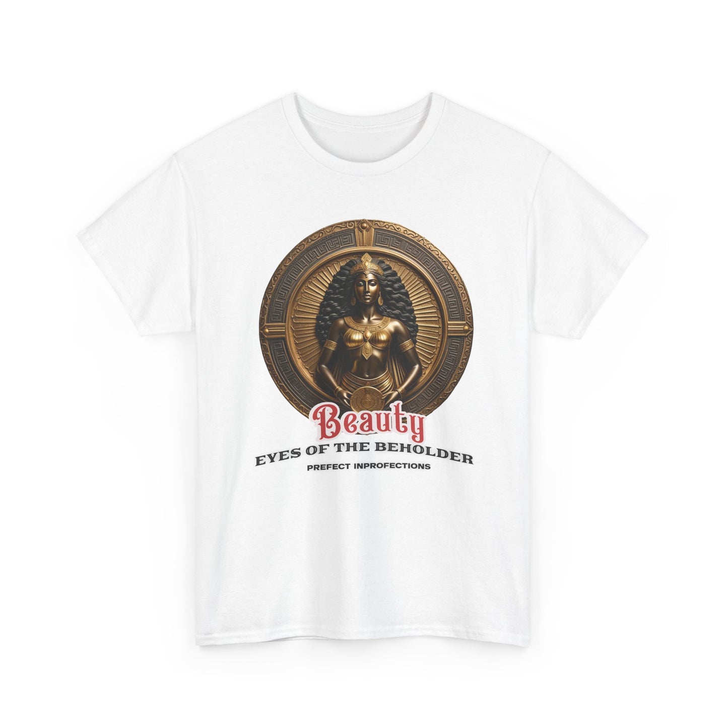 Beauty Unisex Heavy Cotton Tee - EYES OF THE BEHOLDER Graphic Shirt