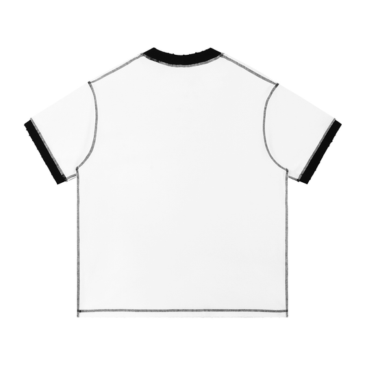 Contrast-Stitched Cotton T-Shirt