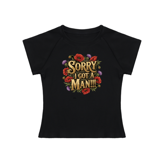 Solid Color Raglan Sleeve Crop Top